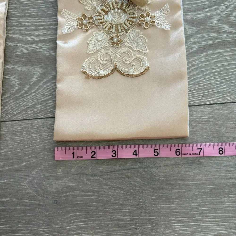 Handmade Textile Detachable Beige Embellished Doll‎ Wall Hangings 22